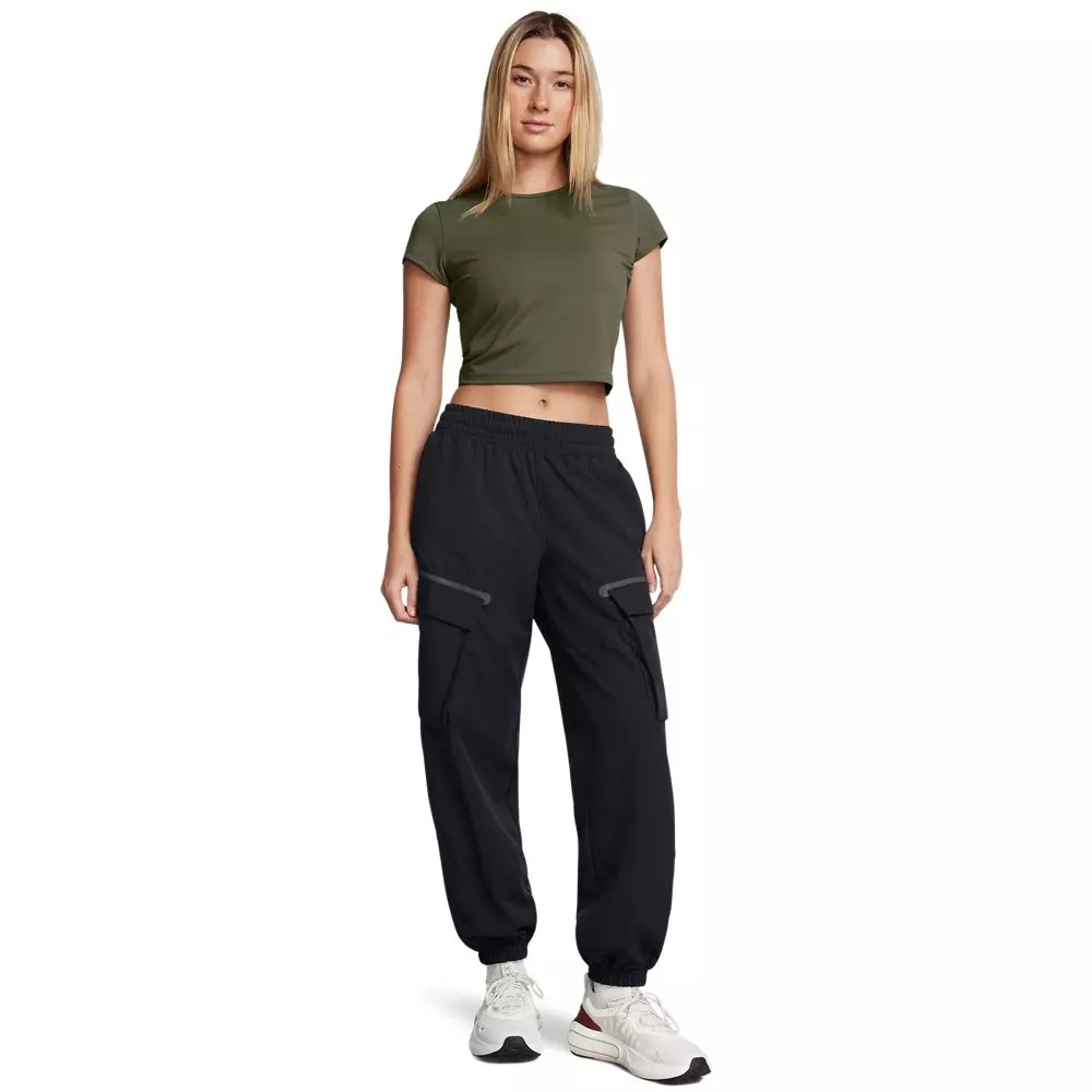 Women's UA Unstoppable Cargo Pants - Black - 4