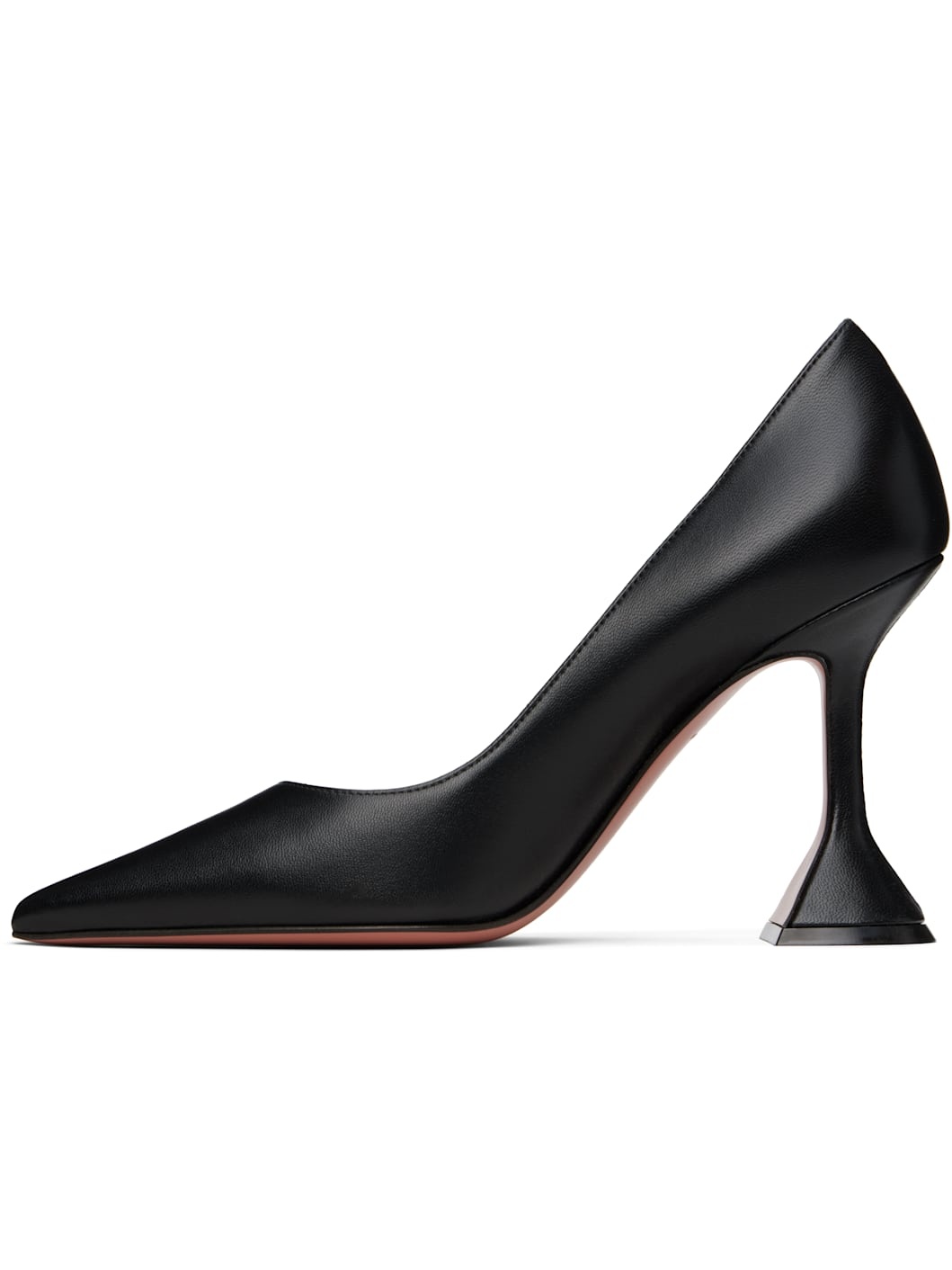 Black Ami Pump Heels - 3