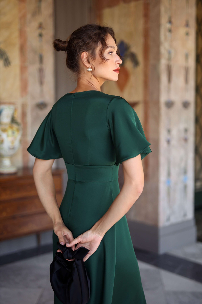 Coralie Evening Dress Open back 20