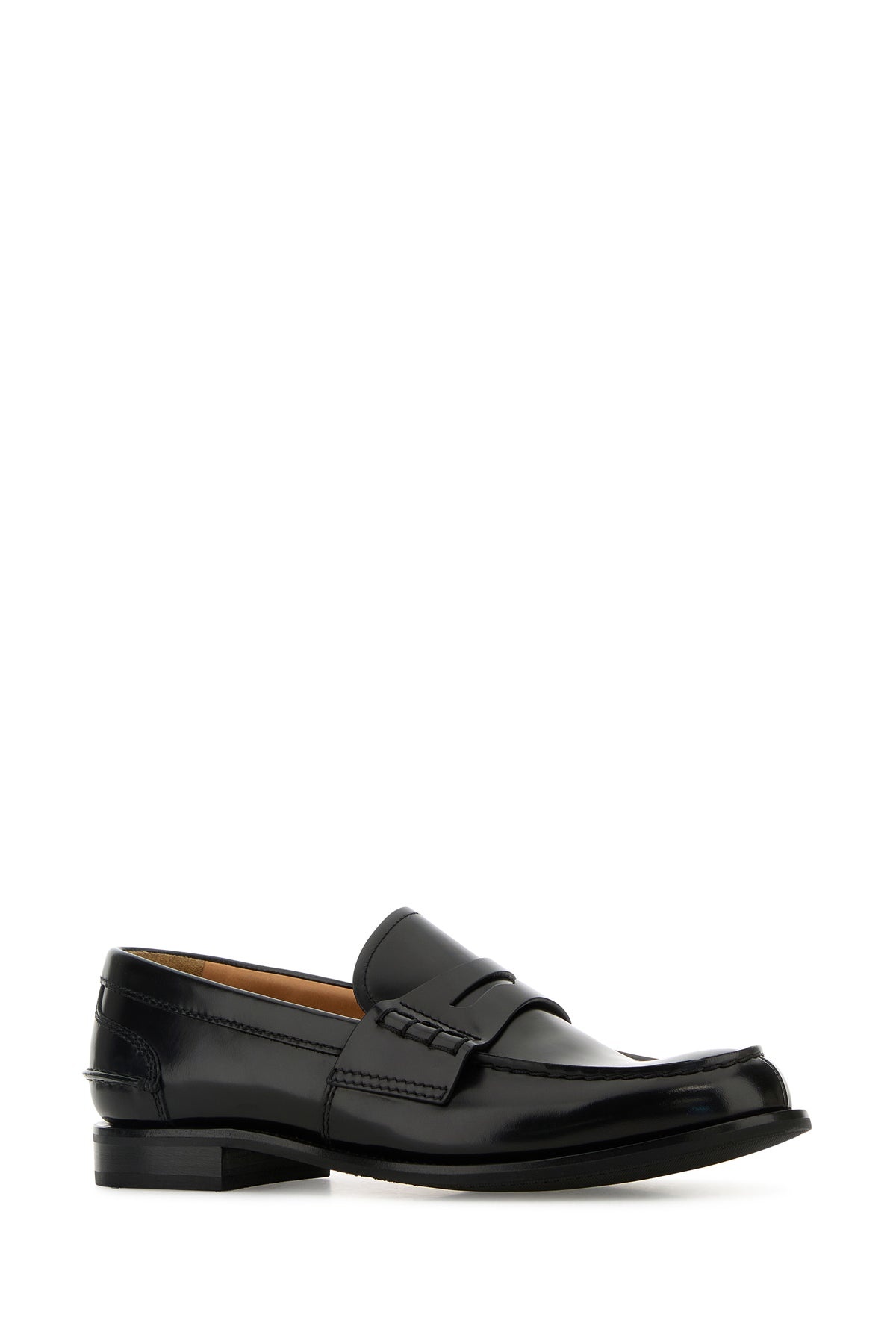 Black leather Pembley loafers - 2