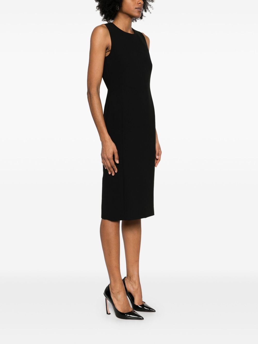 open-back midi dress - 3
