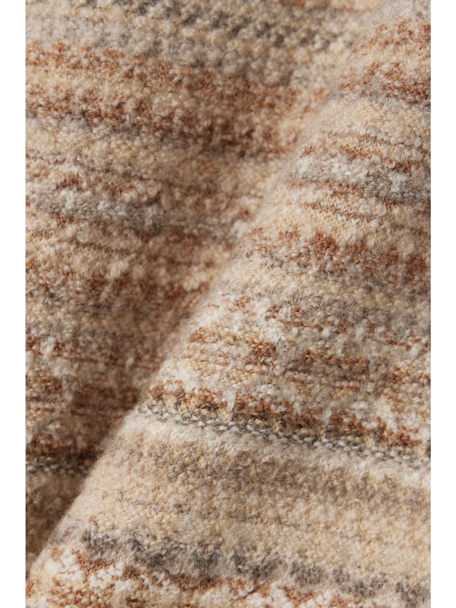 Fair Isle wool-blend tapered leggings Multi - 5