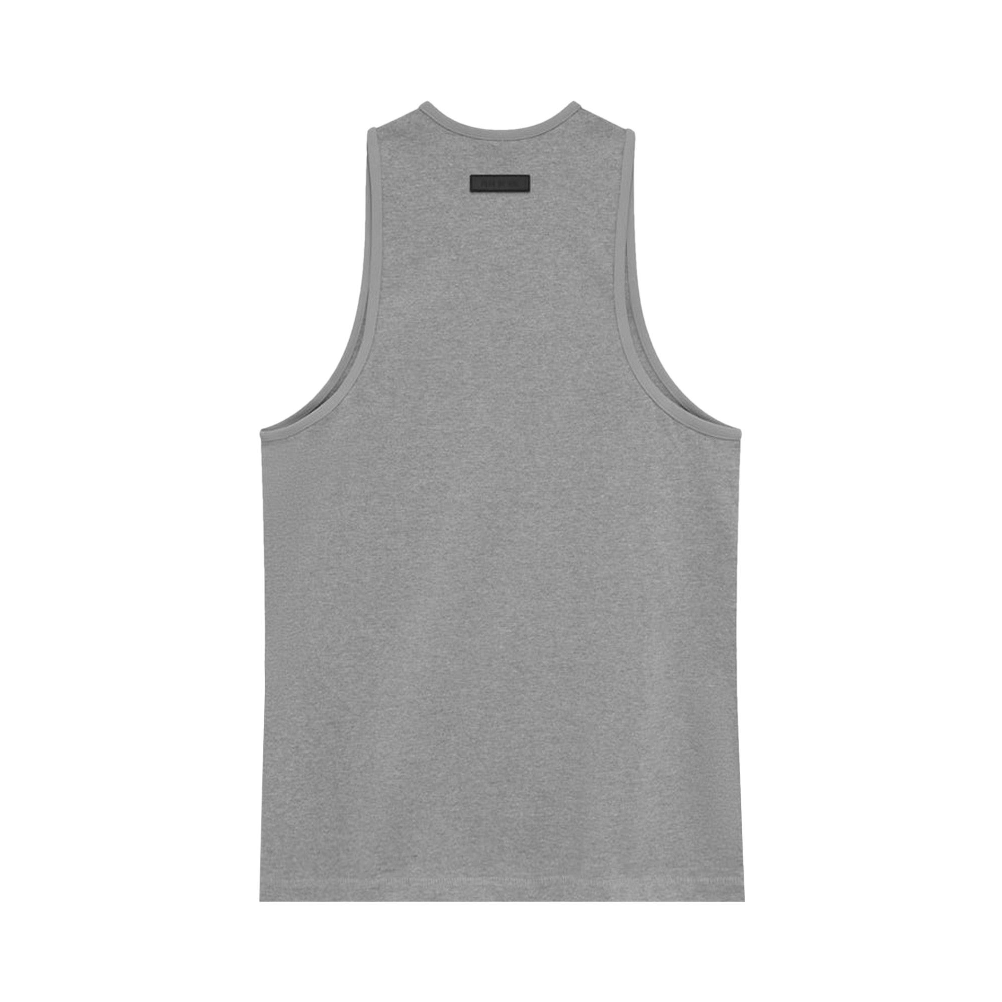 Fear of God Essentials Tank Top 'Dark Heather Oatmeal' - 2