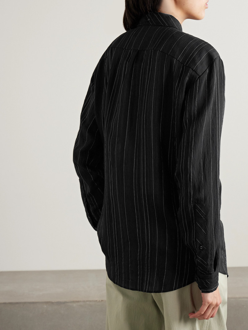 Raven Striped Voile Shirt 3