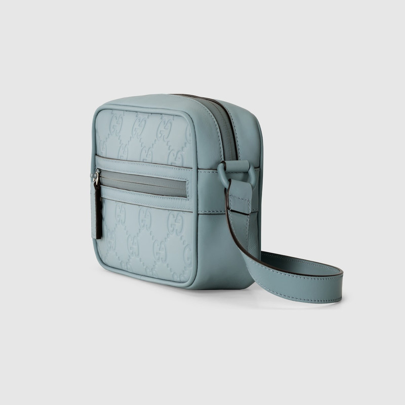 GUCCI GG rubber-effect mini shoulder bag outlook