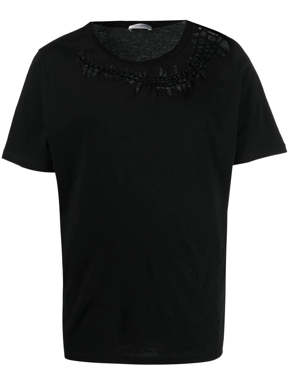 cut-out cotton T-shirt - 1