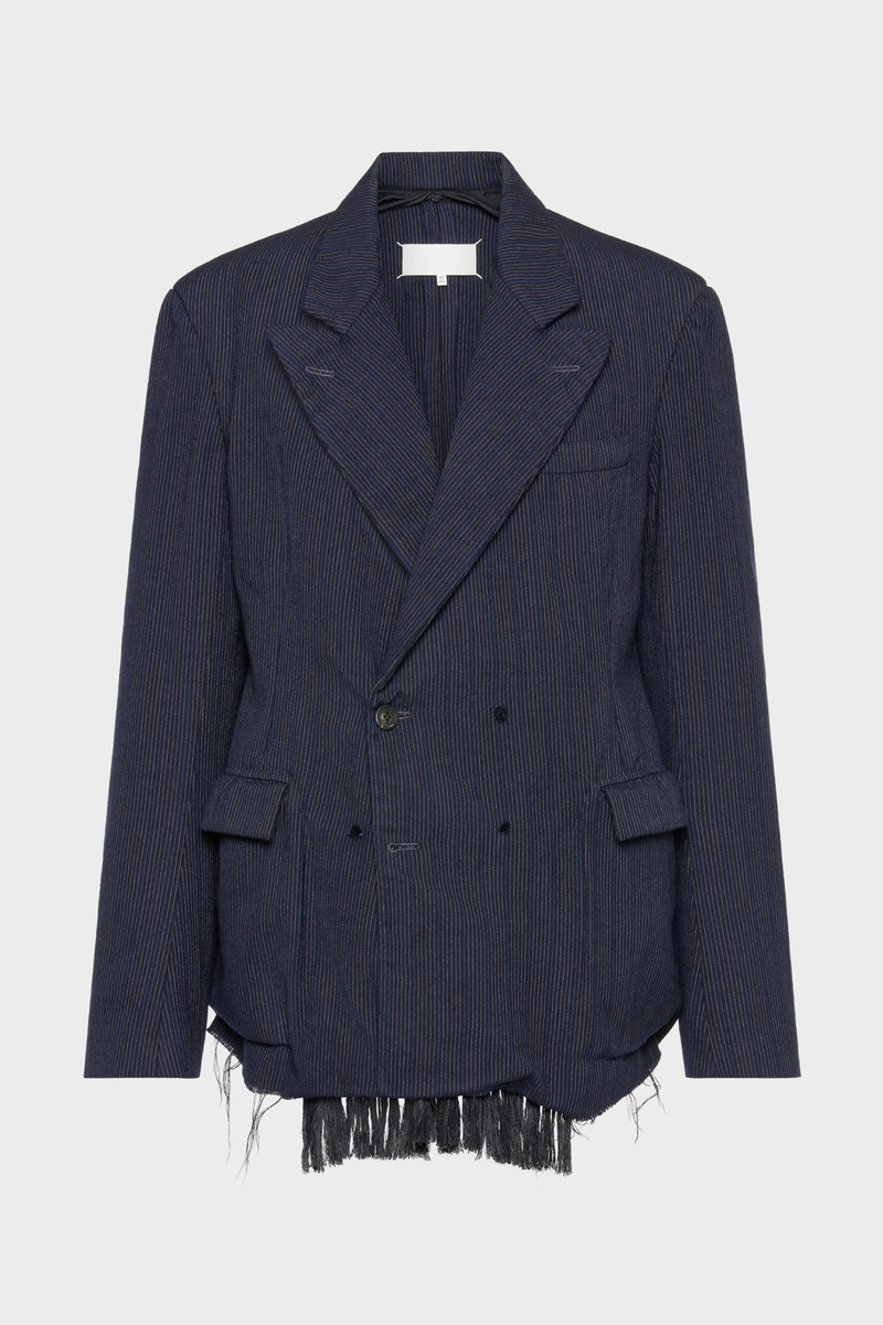 Wool Pinstripe Jacket 1