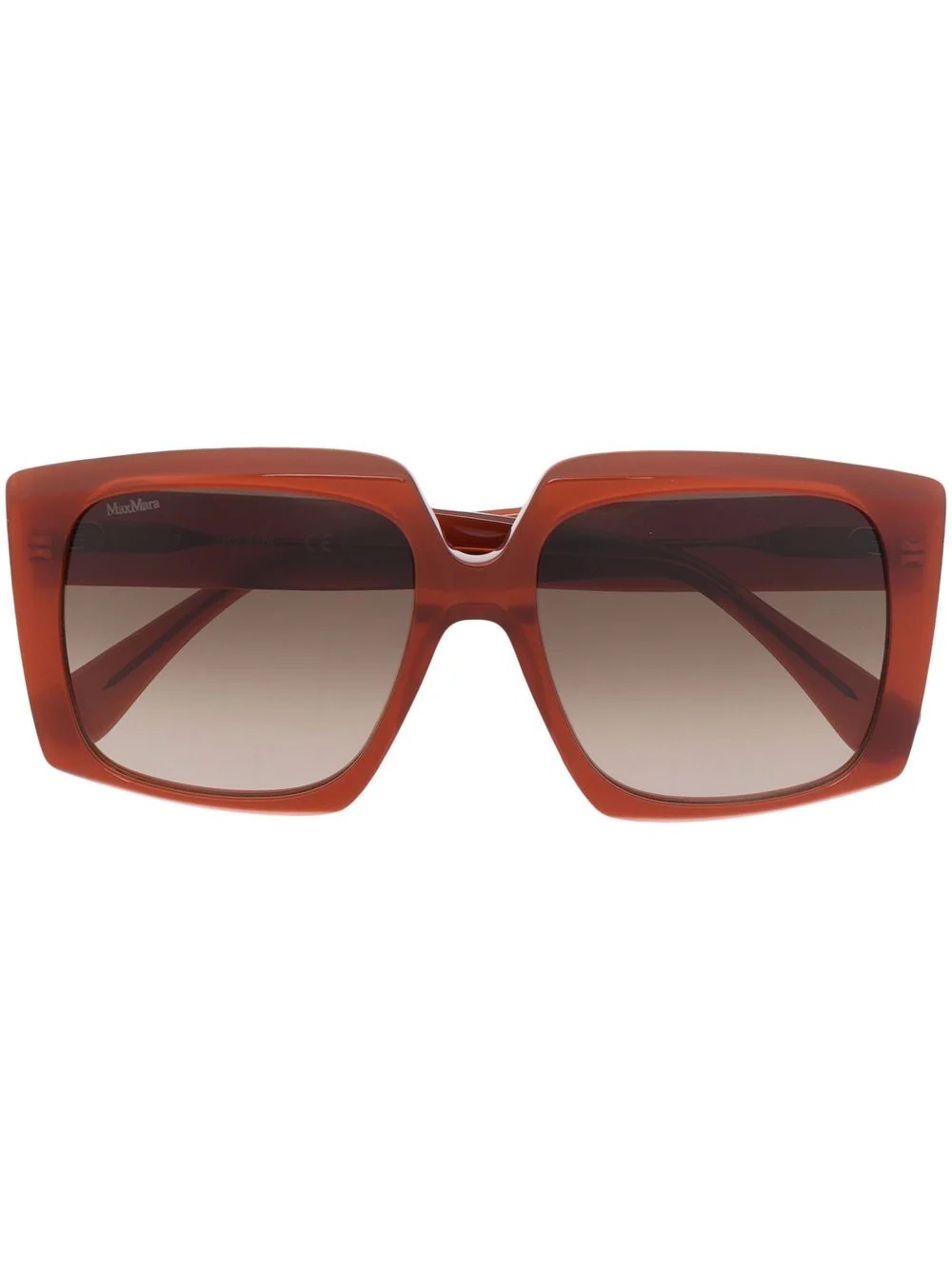 gradient oversize-frame sunglasses - 1