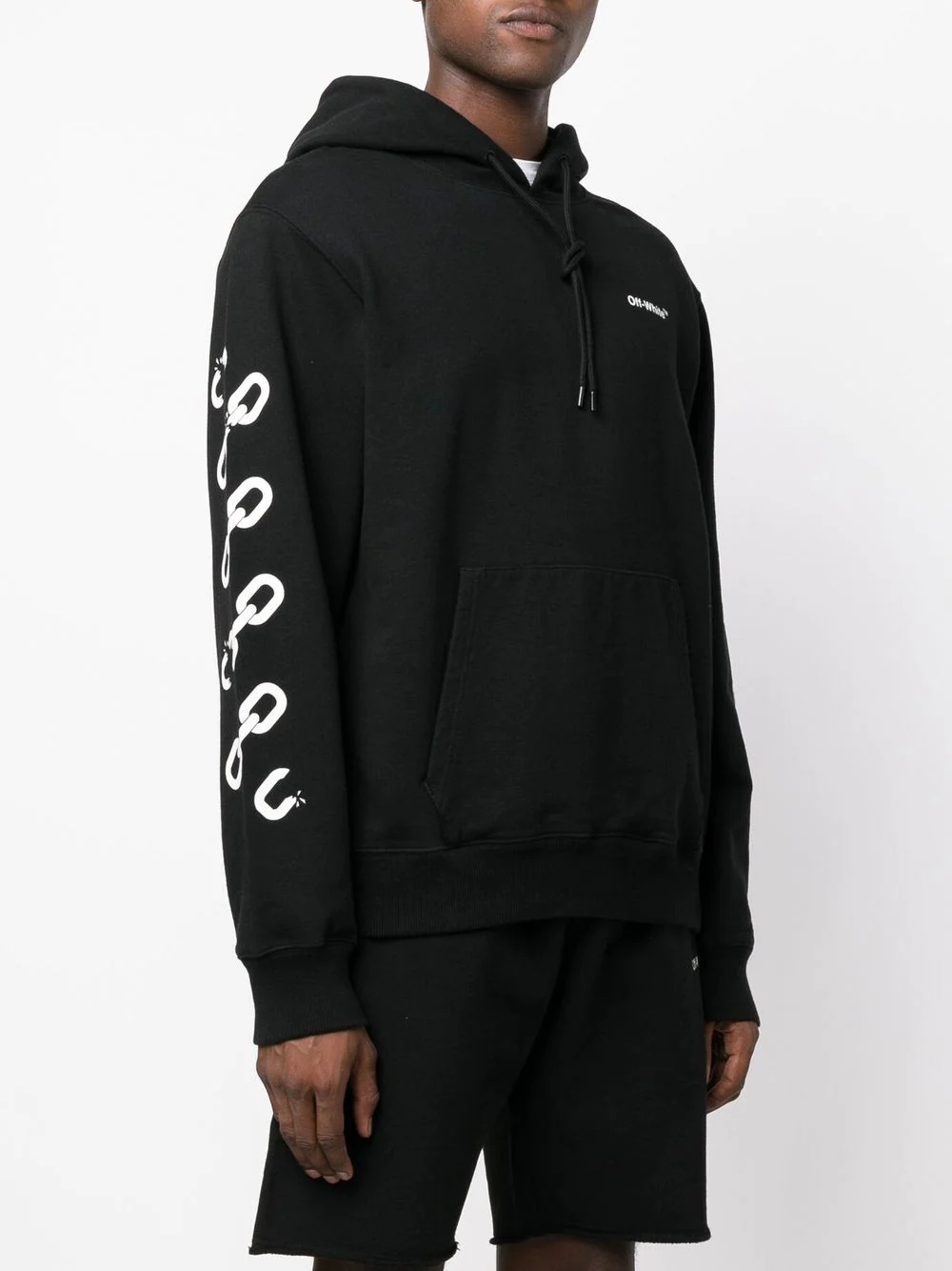 chain-link Arrows-motif hoody - 4