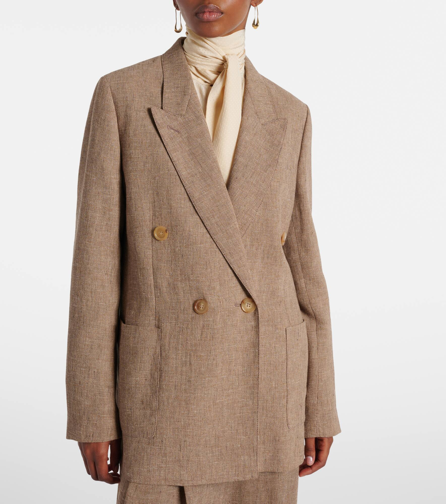 Linen blazer - 6