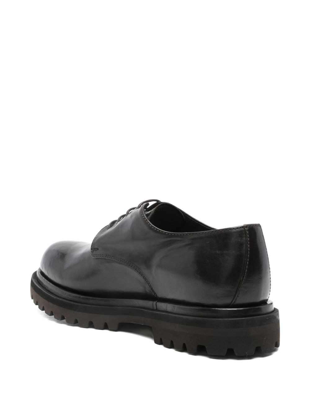 leather derby shoes - 3