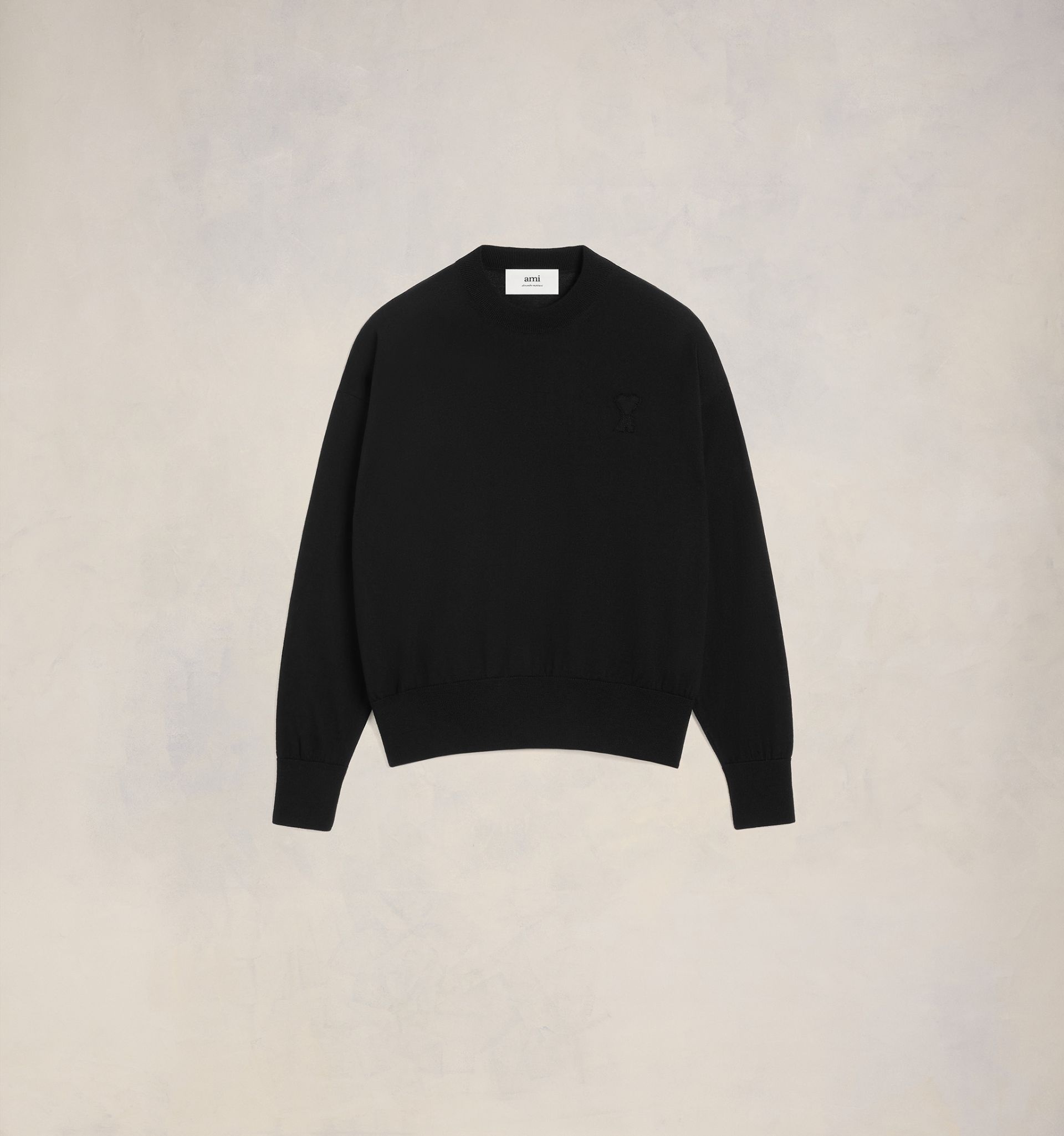 Ami De Coeur Embroidery Crewneck Sweater - 1