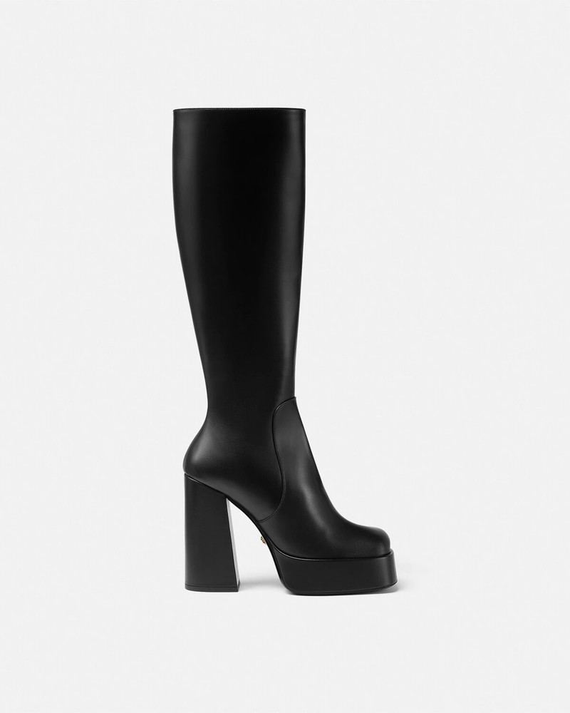 Aevitas Leather Platform Boots 120 mm 1