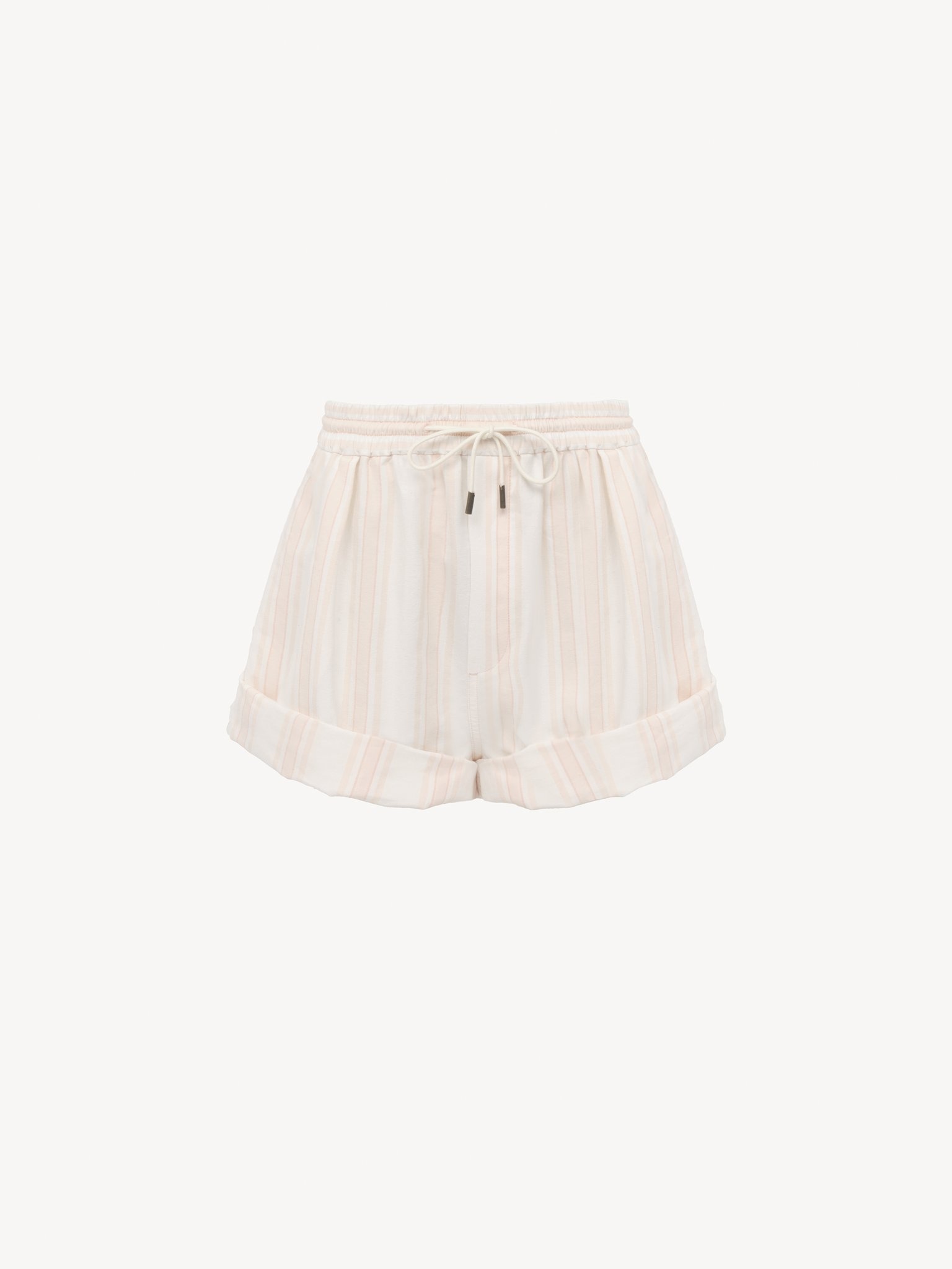 TURN-UP DRAWSTRING SHORTS IN COTTON - 2