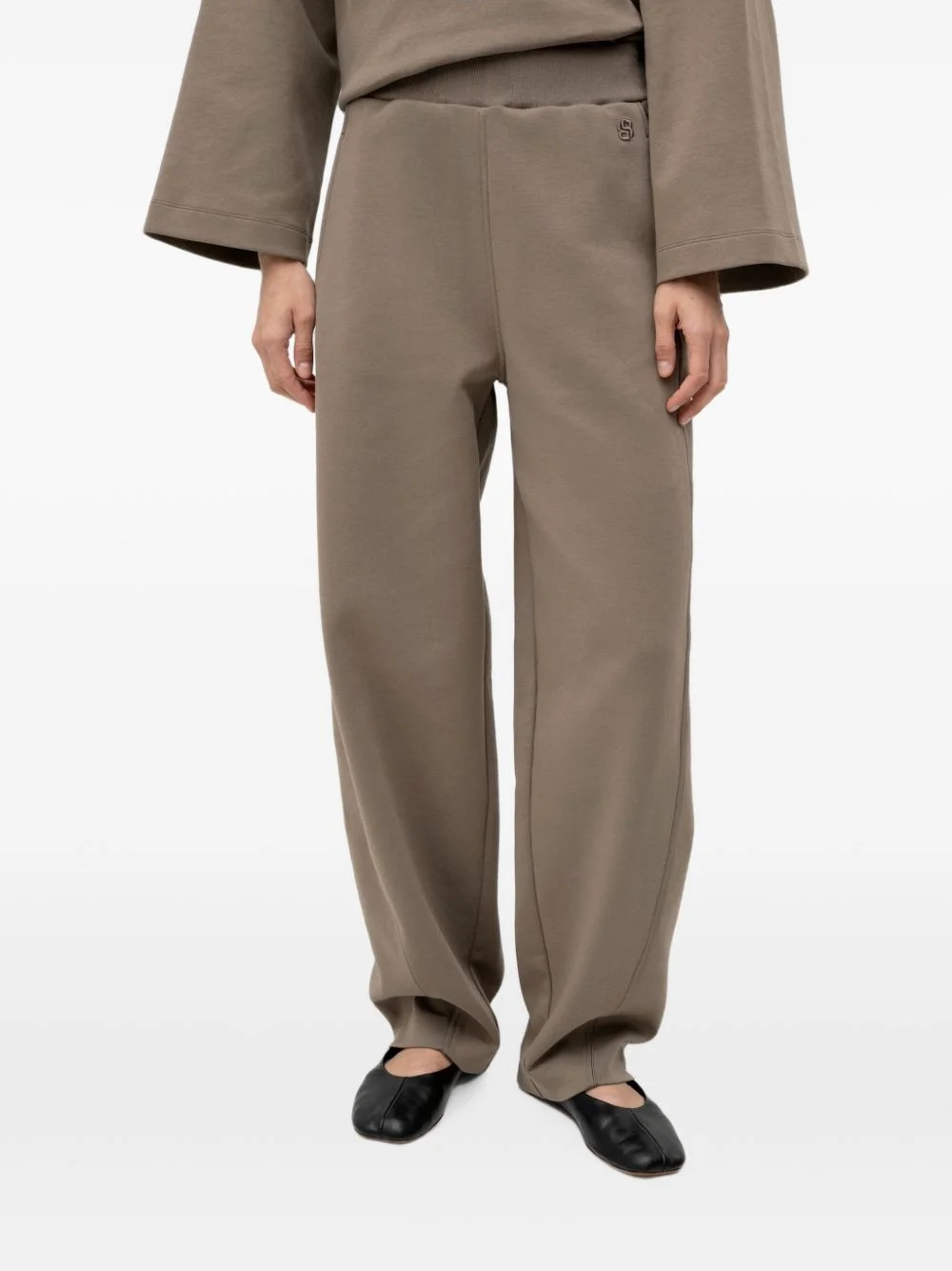 logo-plaque track pants - 1