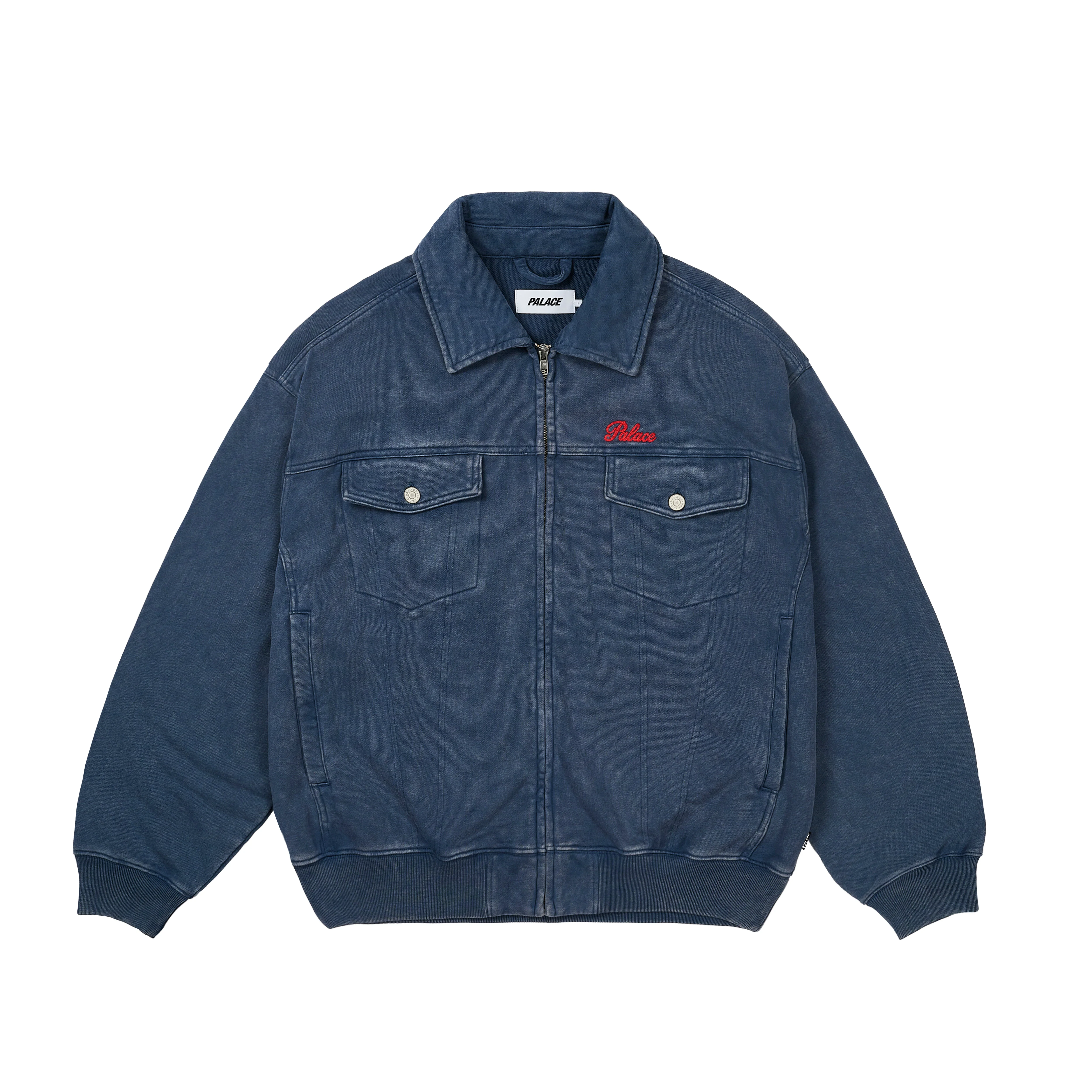 PALACE LUCKY P JACKET NAVY - is3yiotdhlpb | REVERSIBLE