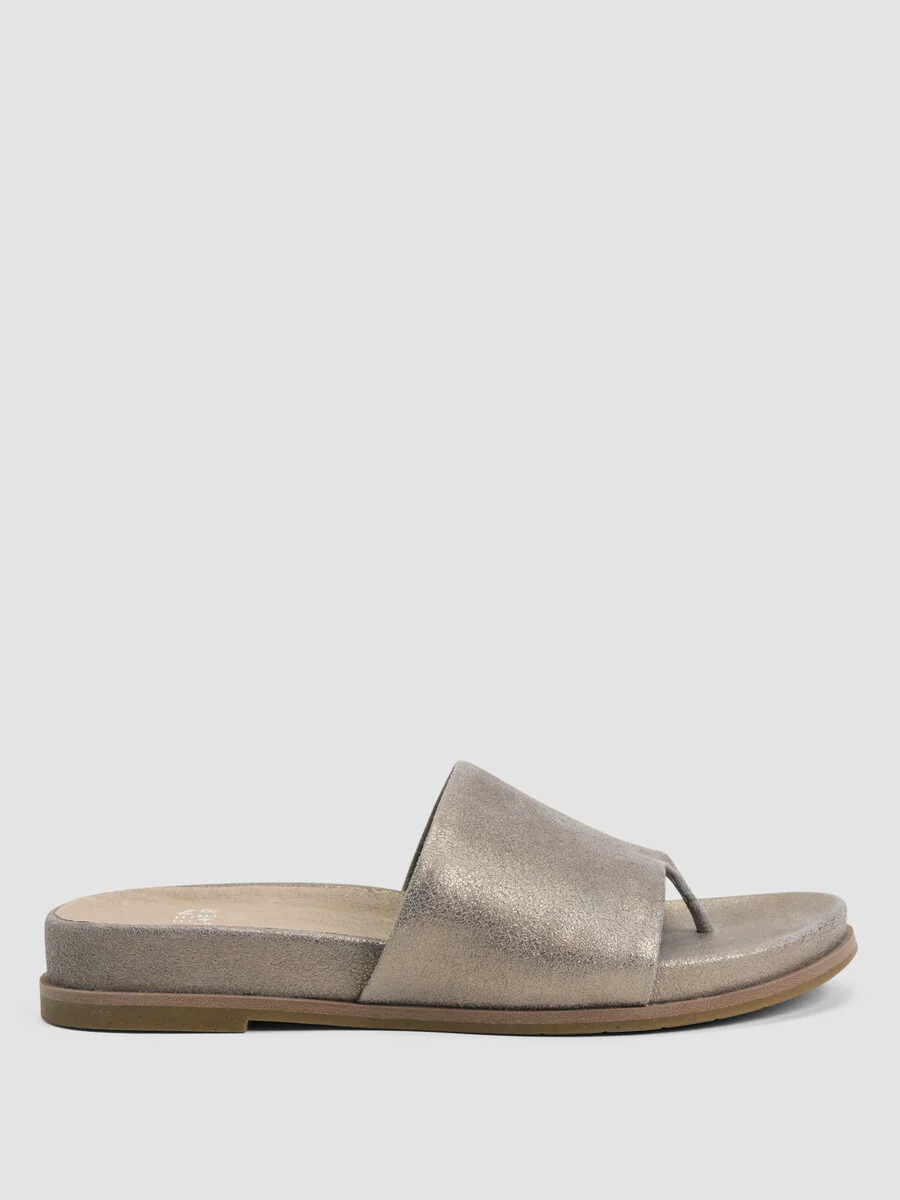 Duet Metallic Suede Sandal - 1
