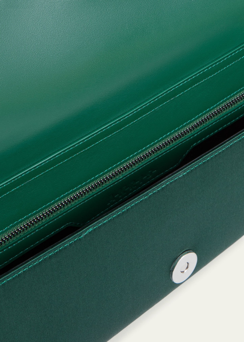 AKRIS Anouk Small Satin Clutch Bag outlook