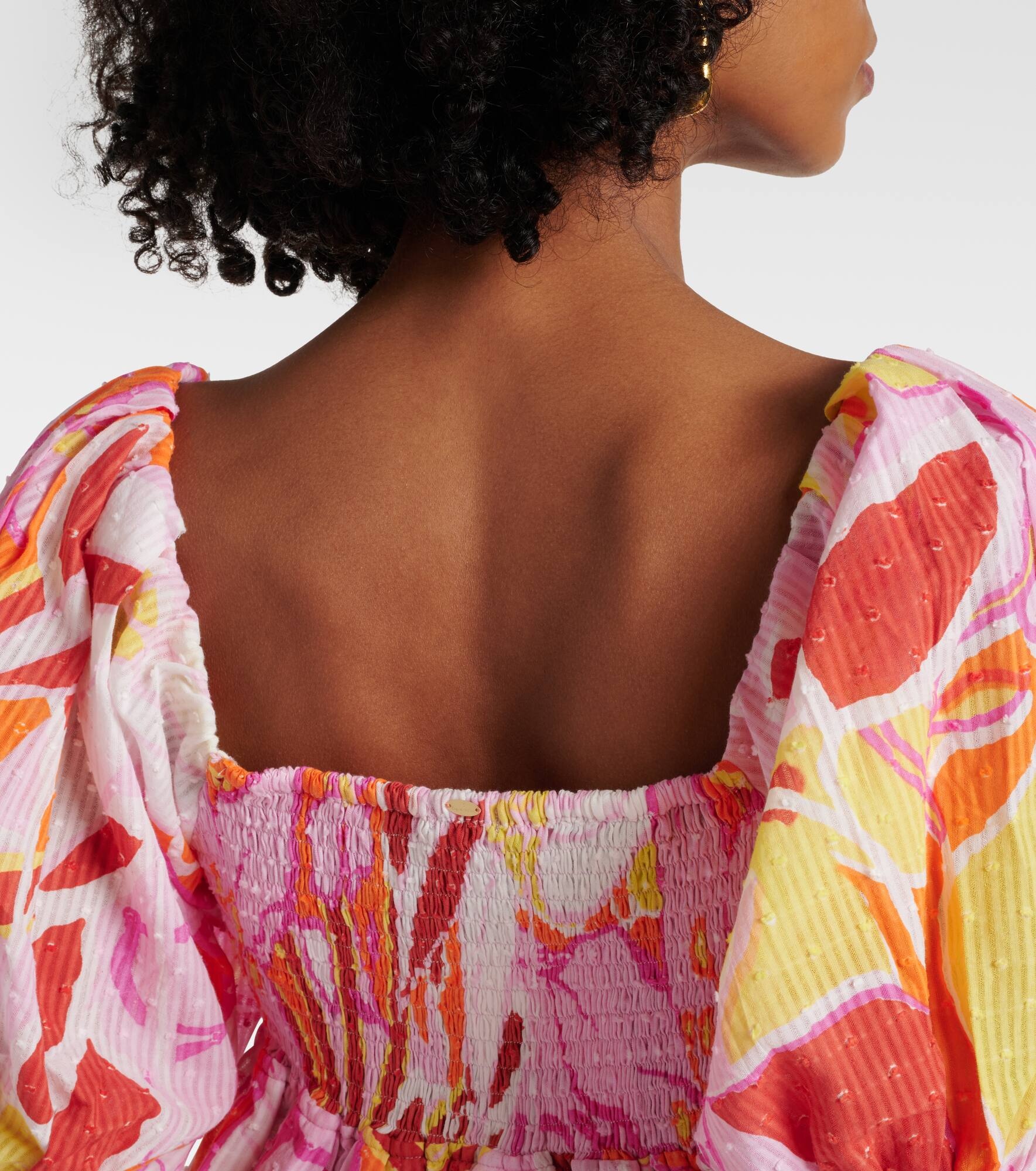 Catalina printed cotton minidress - 6