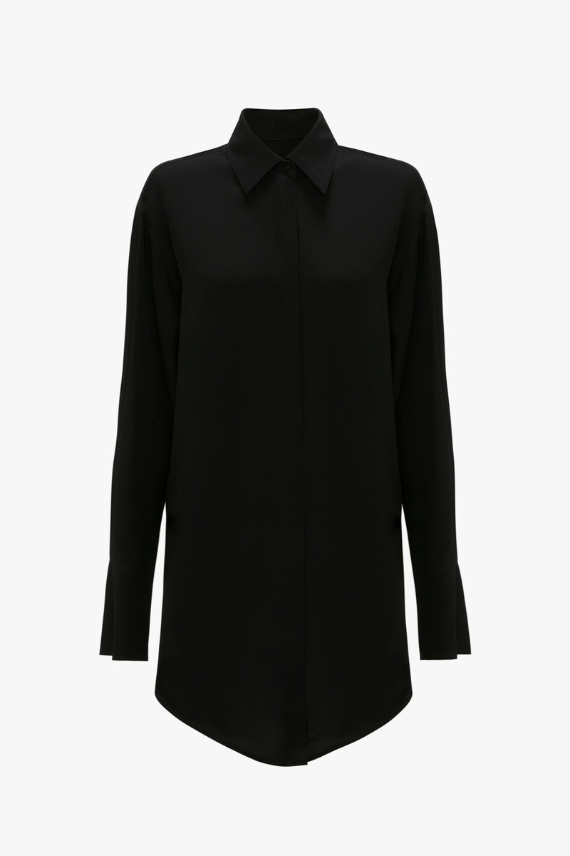Wrap Front Blouse In Black 1