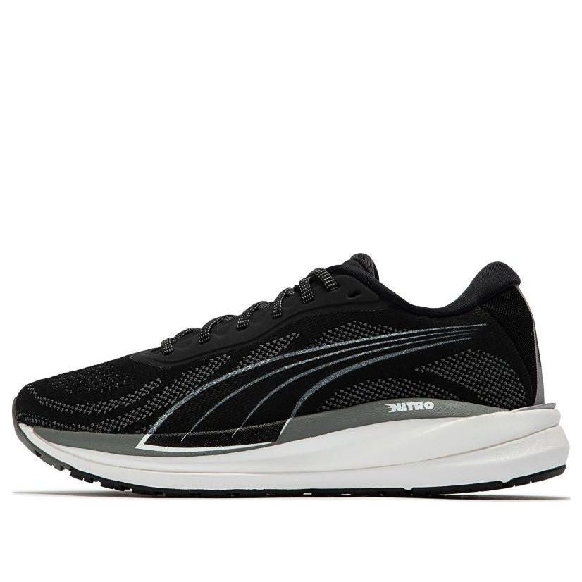 (WMNS) PUMA Magnify Nitro Knit 'Black White' 376908-01 - 1