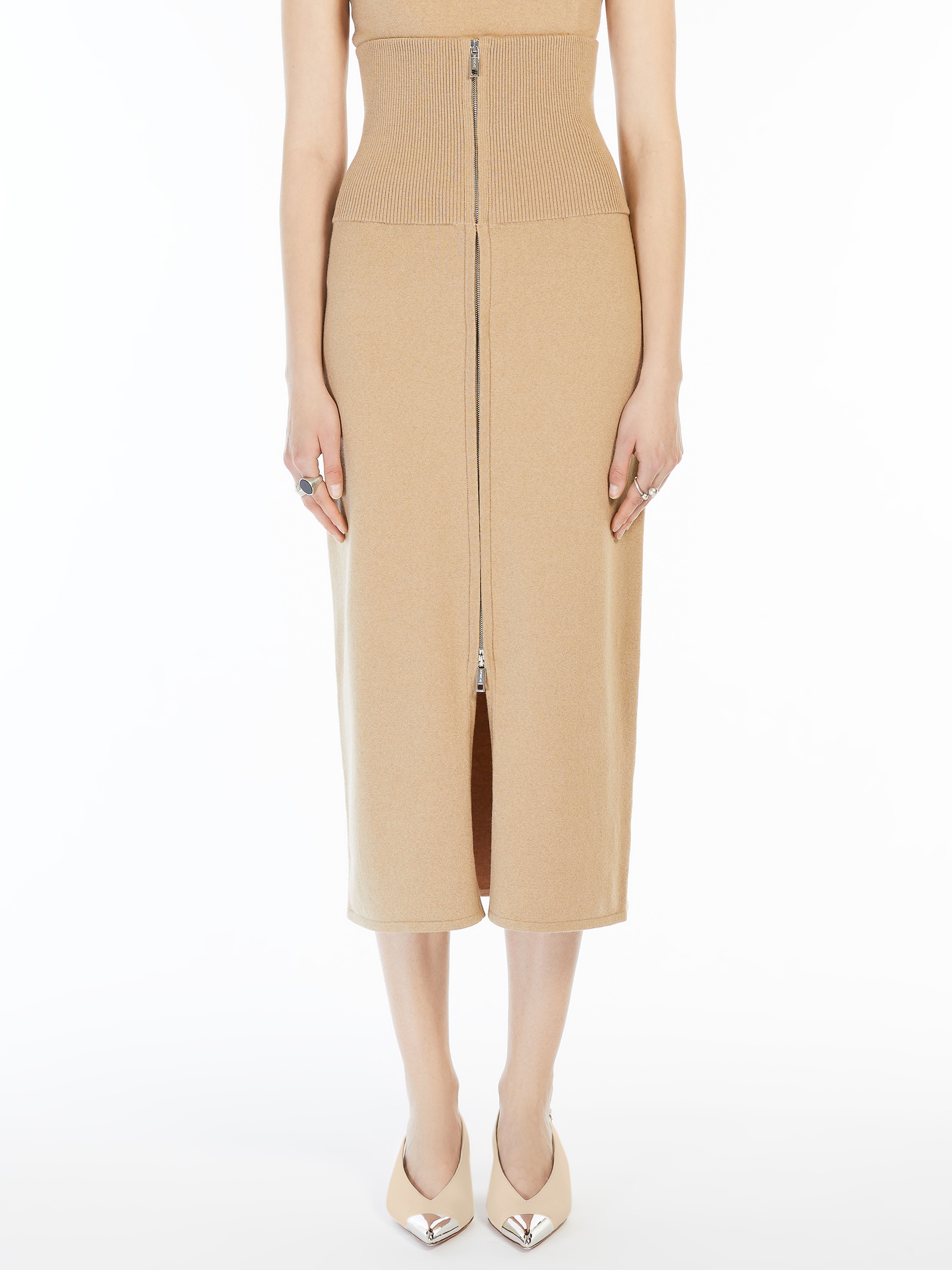 LACCA High-waisted knit skirt - 3