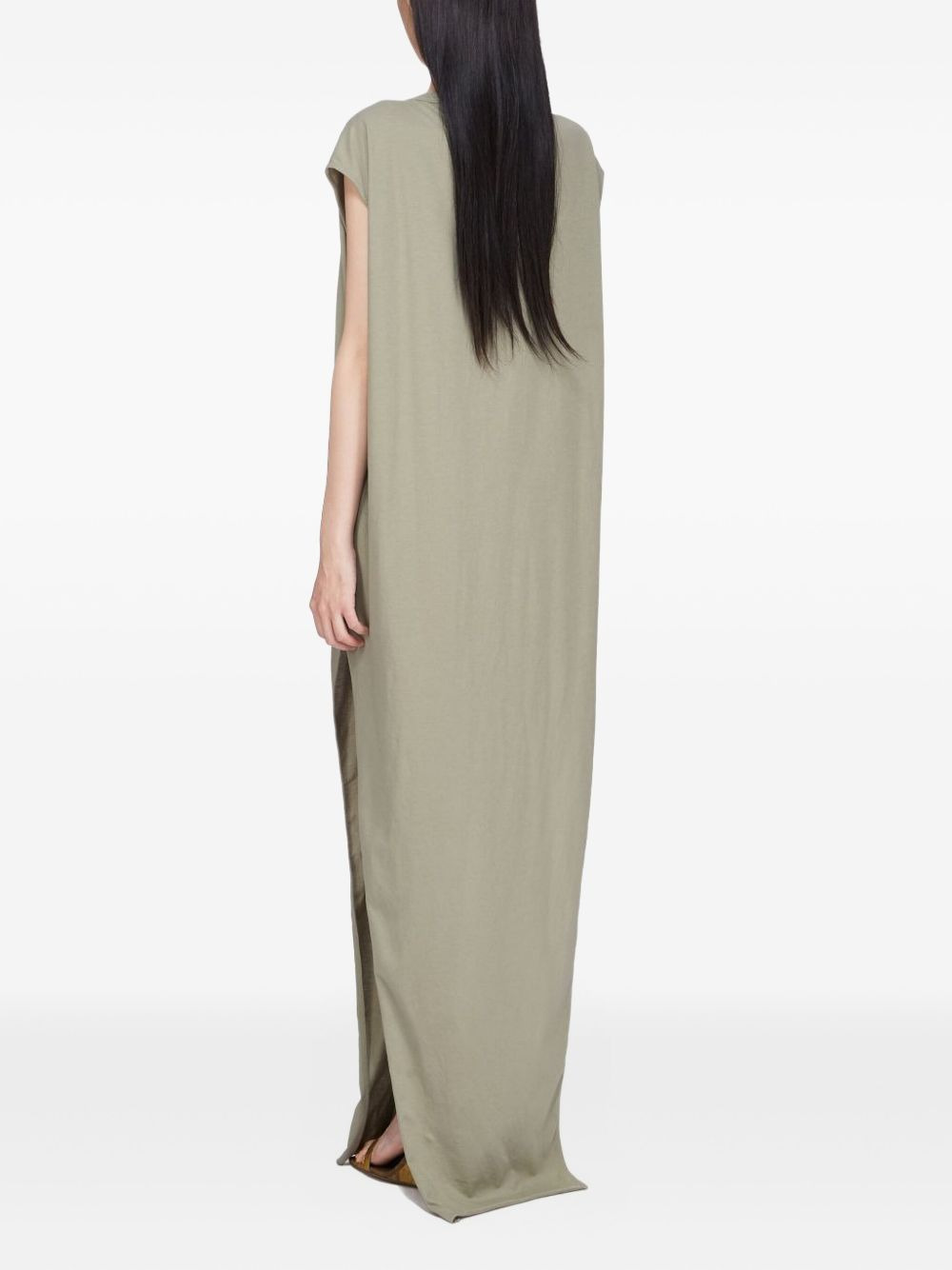 side-split sleeveless maxi dress - 3