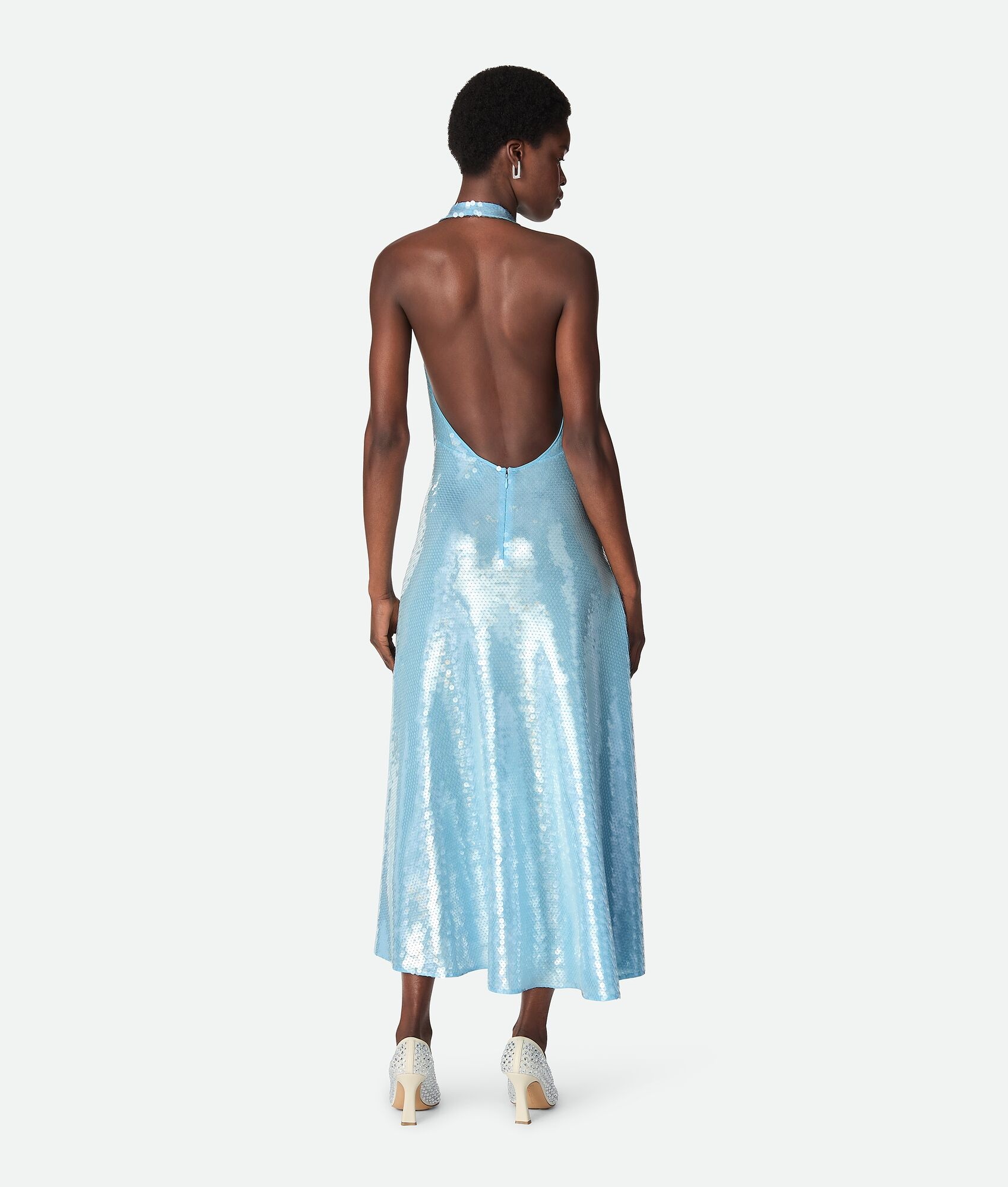 Light Viscose Sequins Dress - 3