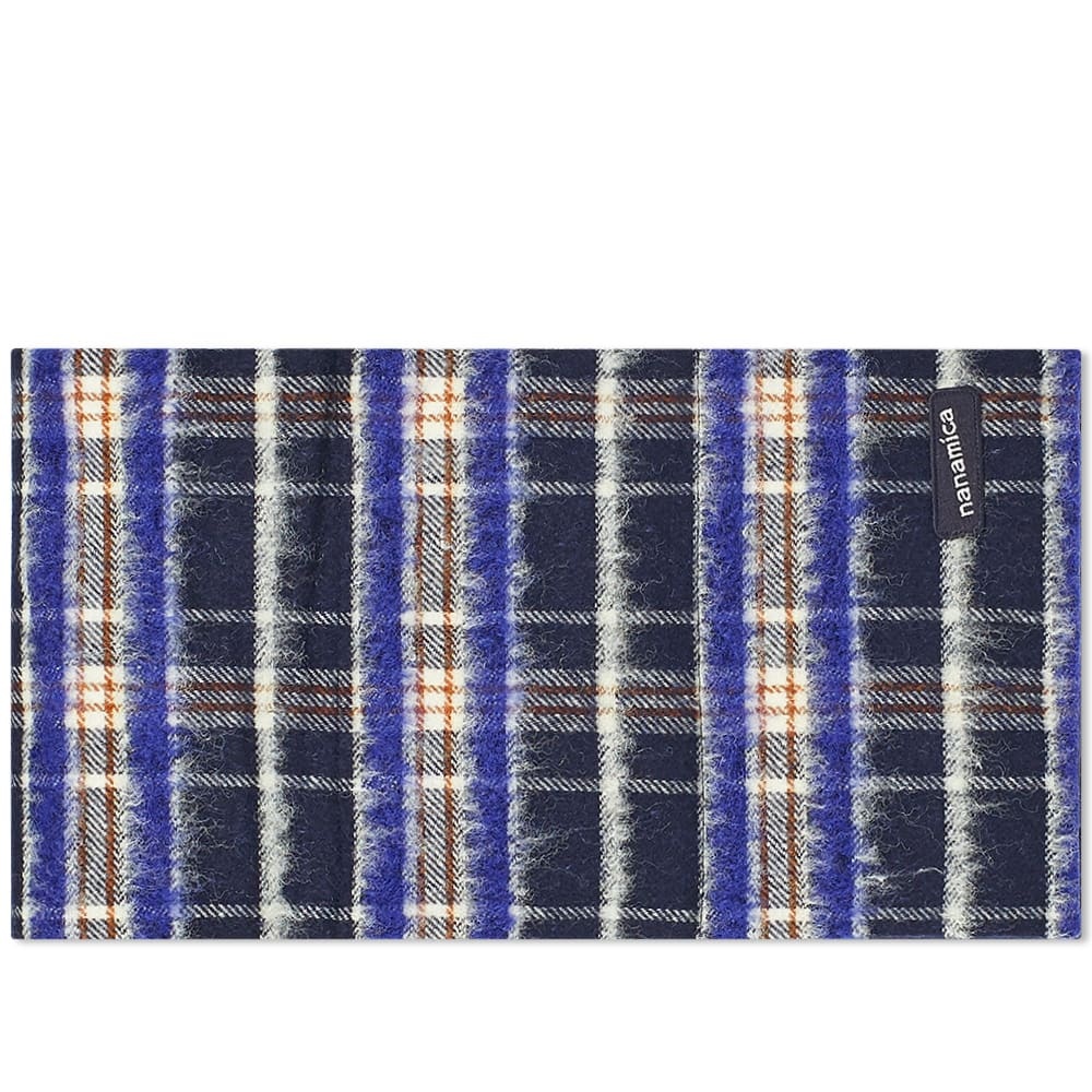 Nanamica Wool Check Down Muffler - 1