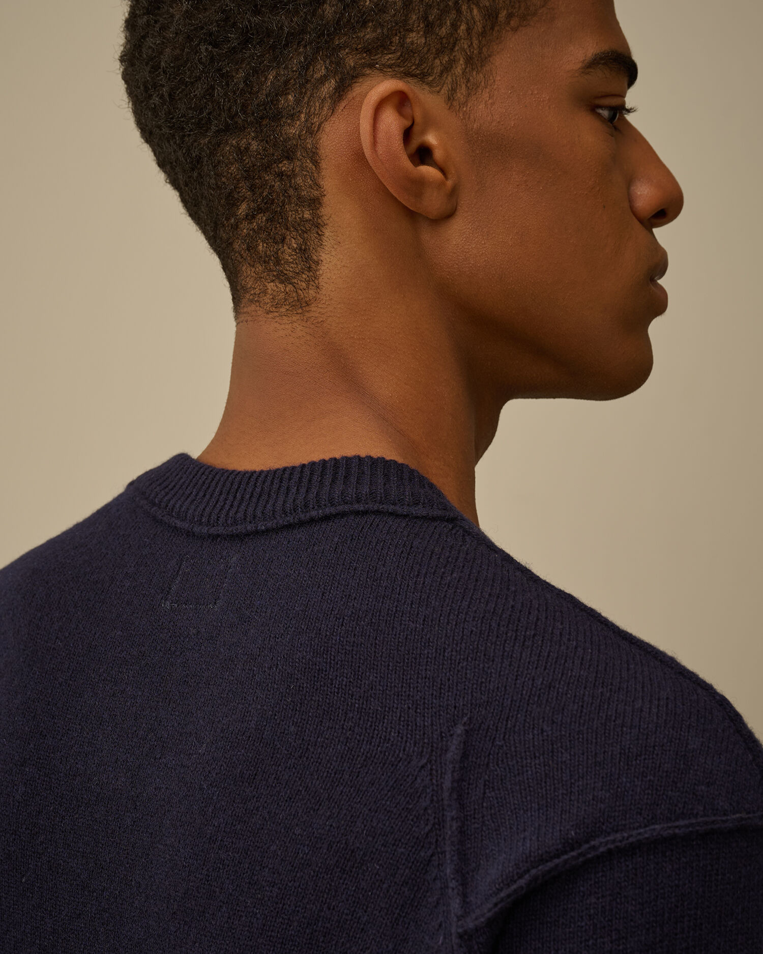 Lambswool GRS Crewneck Lens Sweater - 6