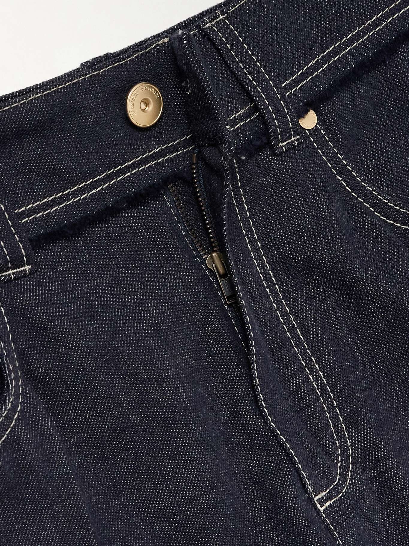 High-rise wide-leg jeans Dark denim - 5