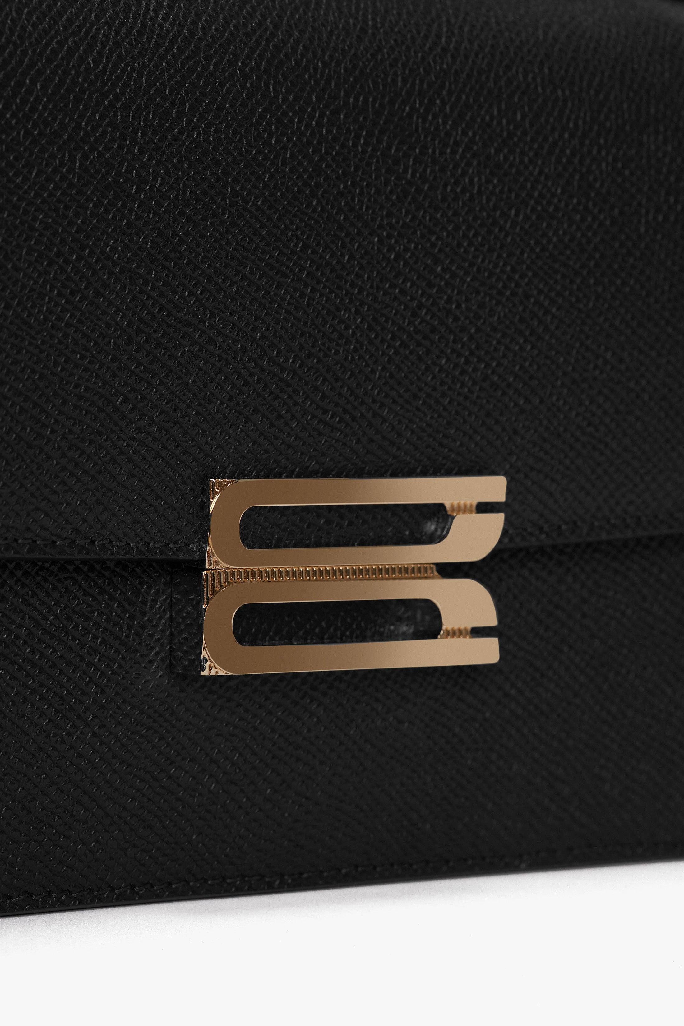 Mini Dorian Bag In Black Grained Leather - 4