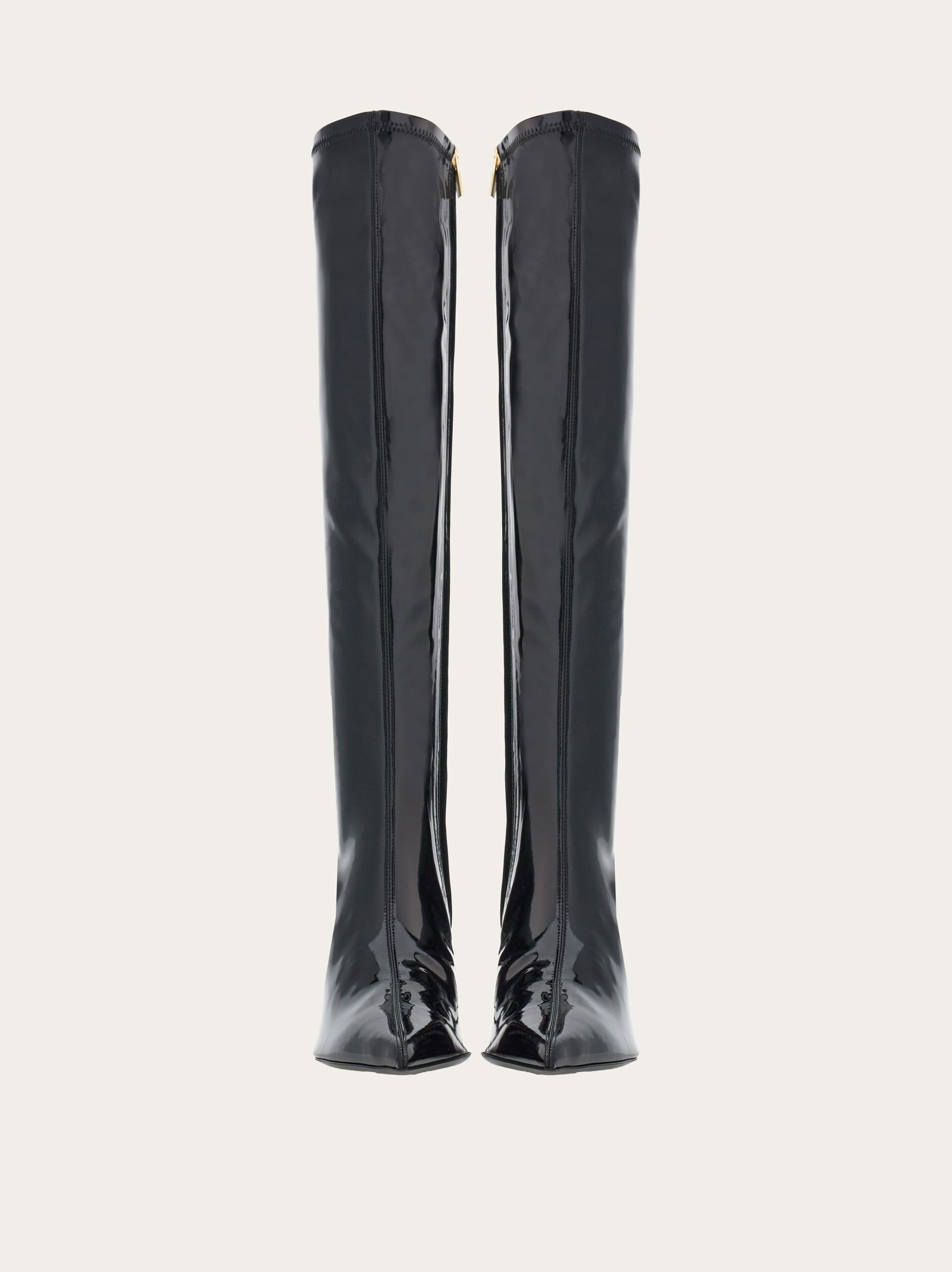 High patent stretch boot - 2