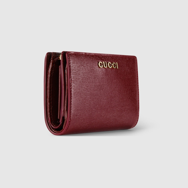 Zip around wallet with Gucci script 3