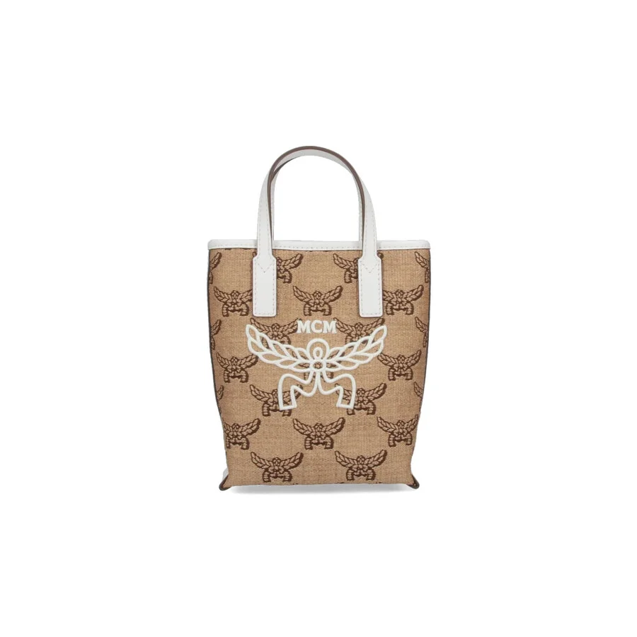 Mcm Logo Tote Bag - 1