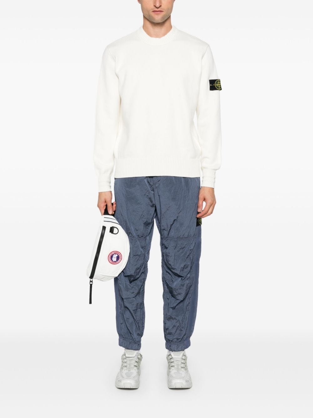Compass-badge sweater - 2