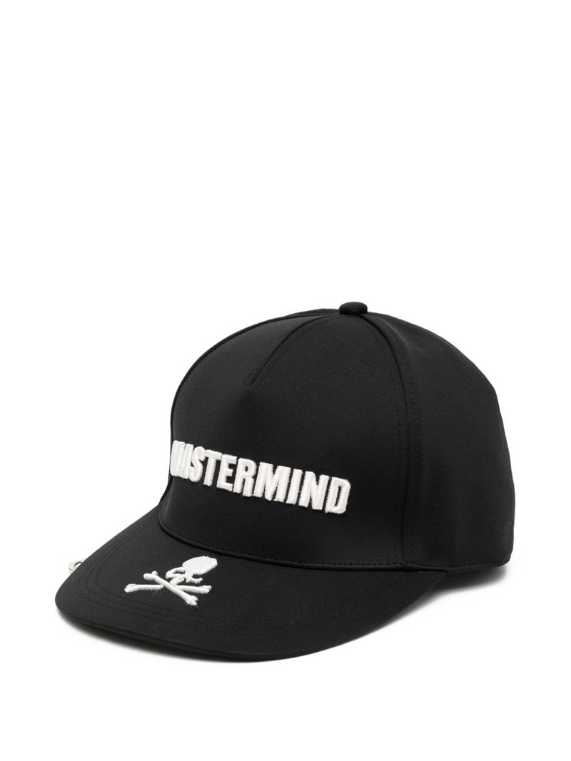 logo-embroidered cap 1