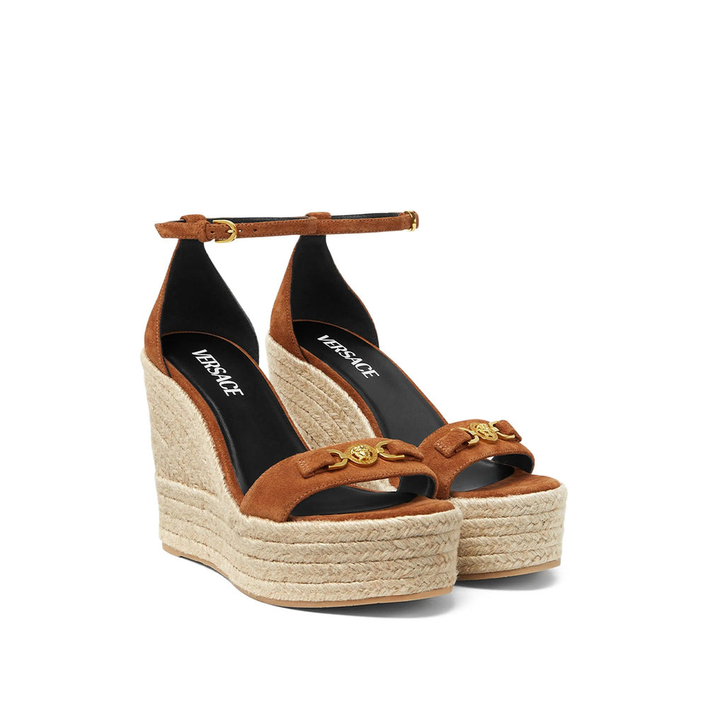 Versace Brown Espadrilles Women - 5