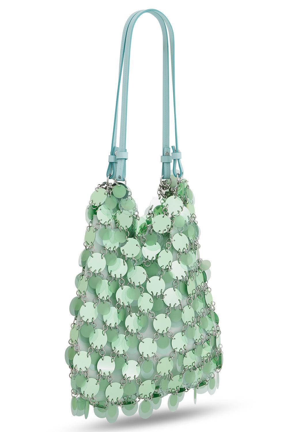 DISC SPARKLE SQUARE HANDBAG - 7