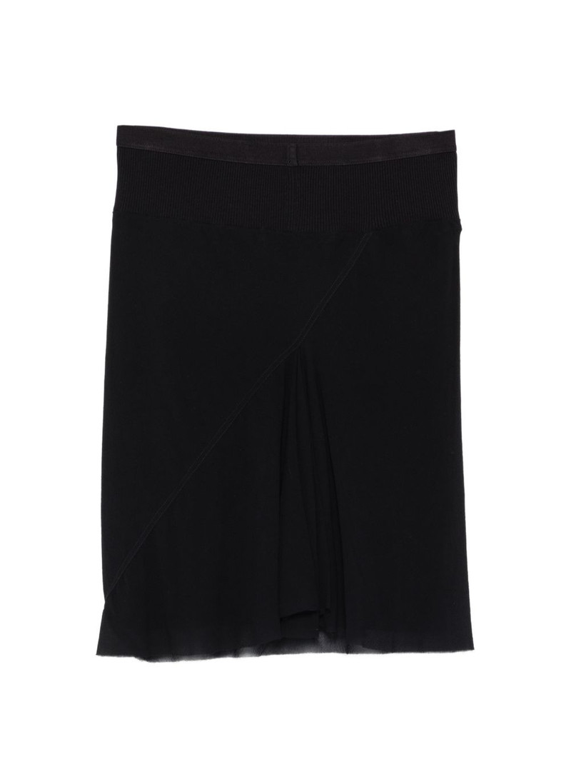 ribbed-panel mini skirt 1