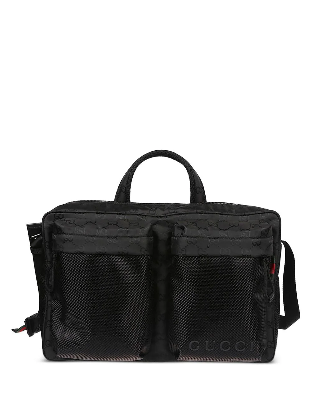 Nexus GG monogram carbon-fibre cross-body bag - 1