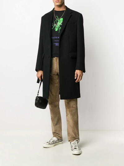 Golden Goose suede straight-leg trousers outlook