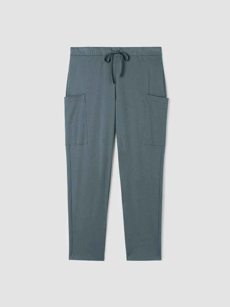 Organic Cotton Interlock Slouchy Sleep Pant - 1