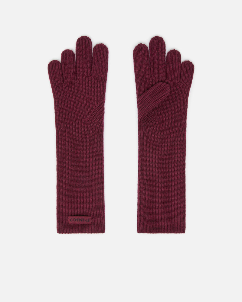 LONG WOOL AND CASHMERE-BLEND GLOVES 1