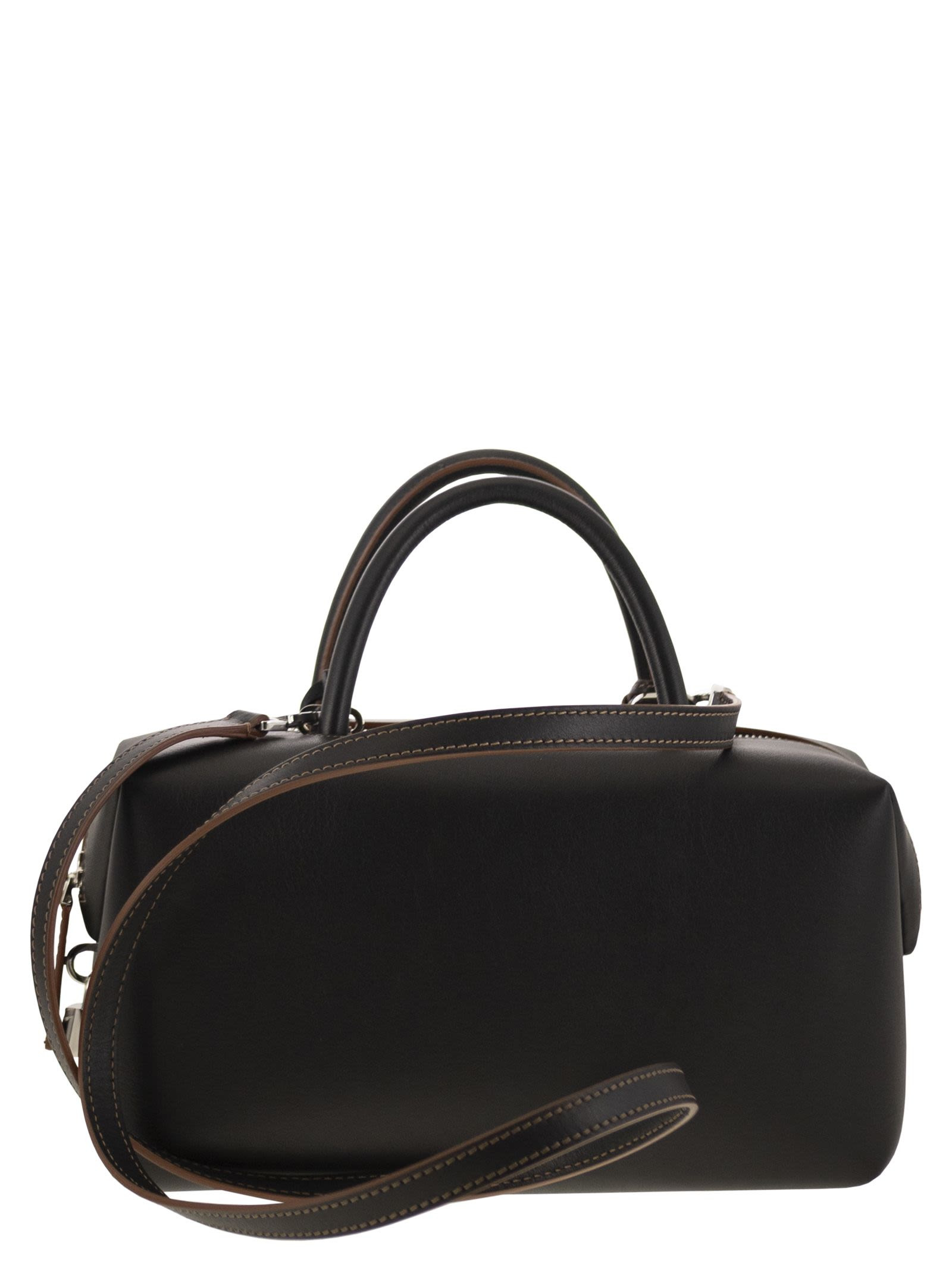 Maxmara Women Holdallm - Medium Satchel In Natural Leather - 2