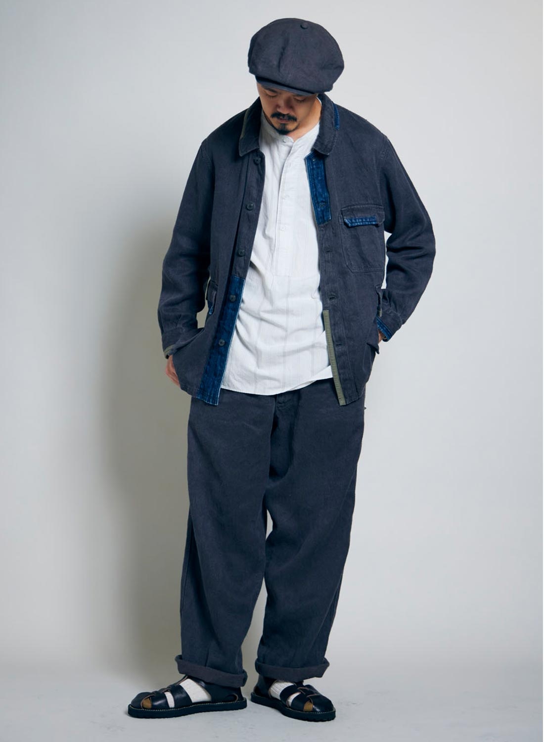Work Pant Repair Finish in Charcoal Grey - 3