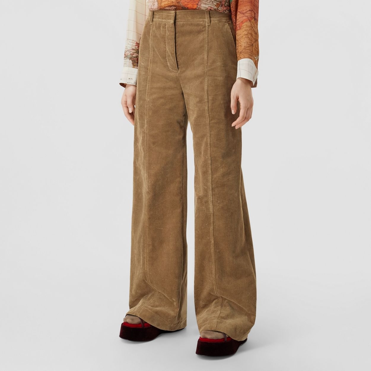 Corduroy Wide-leg Trousers - 5