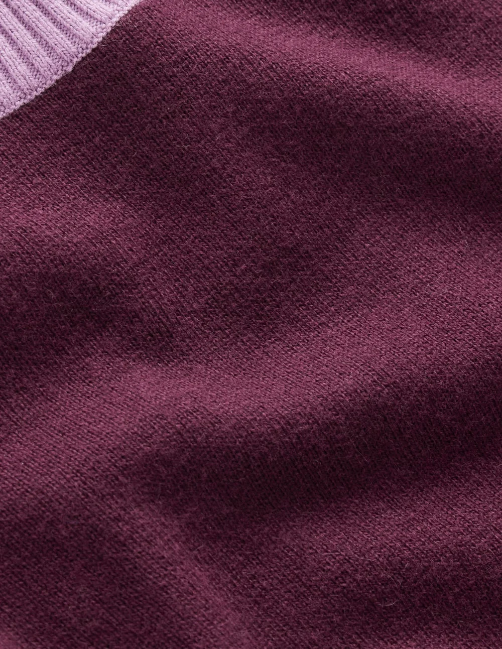 Meg Saddle Sleeve Sweater-Plum Jam, Colour Block - 1
