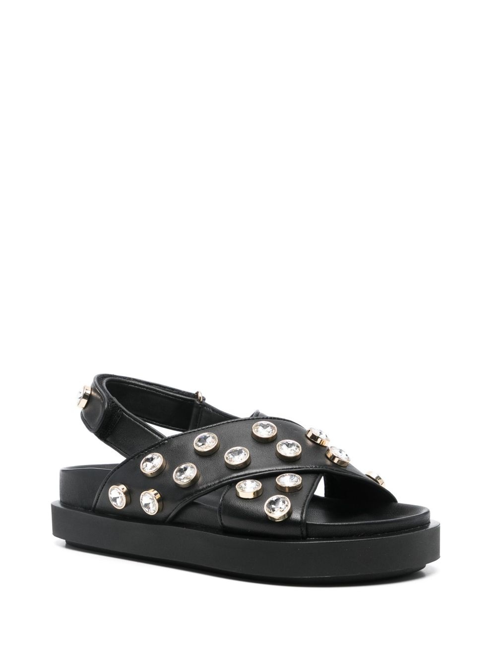 crystal-embellished sandals - 2