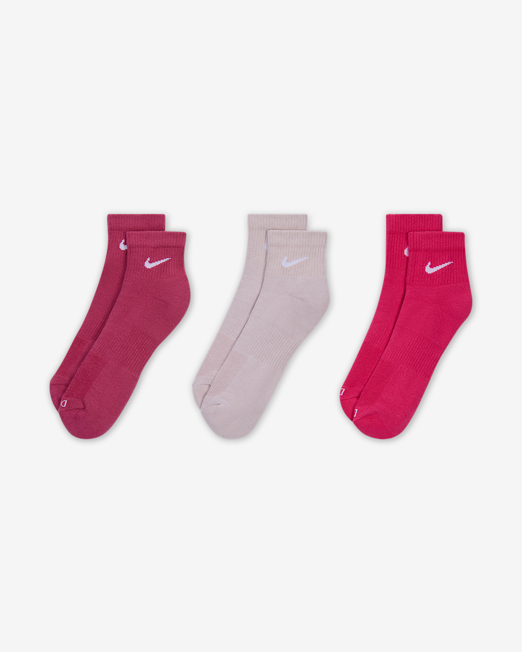 Nike Everyday Plus Cushioned Training Ankle Socks (3 Pairs) - 2